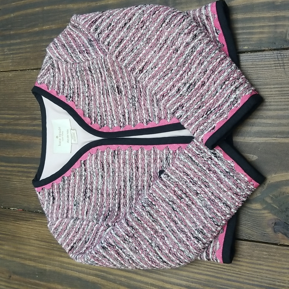Kate Spade Toddler Tweed Blazer 4Y